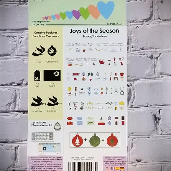 CRICUT - Joys of the Season - Provo Craft 2007 - Picture 3 of 4